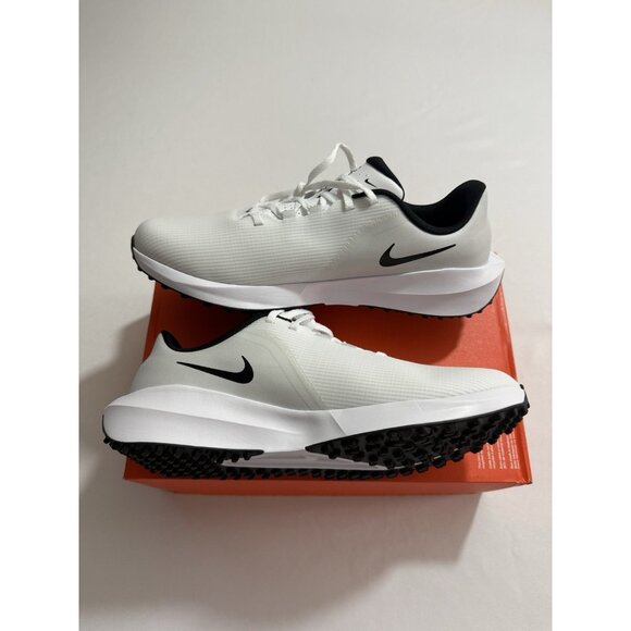 New Men’s Size 12 - Nike Infinity Golf Next Nature Wide White Black FN0565 100 main image 9